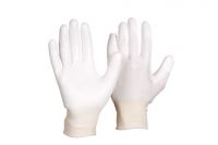Solidstar Feinstrick Handschuh mit PU Beschichtung weiss