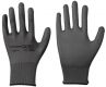 Solidstar Feinstrick Handschuh mit PU Beschichtung grau